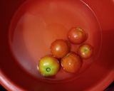 A picture of step 1 of Tomato Chutney with Dosa.