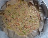Foto del paso 5 de la receta Quiche de puerro, bacon y zanahoria