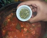 A picture of step 12 of Veg Kolhapuri | vegetable Kolhapuri restaurant style.