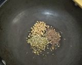 A picture of step 8 of Chana samosa chat shots.