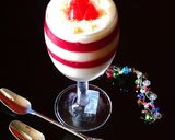 A picture of step 4 of Vanilla custard biscuit pudding.