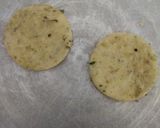A picture of step 5 of Flower shape mathri.