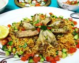 Foto langkah ke 7 dari resep Nasi Arab KABSAH Chicken.