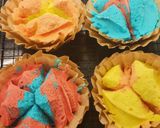 Foto langkah ke 3 dari resep Bolu Kukus Mekar (metode all i one).