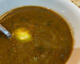 A picture of step 1 of Dhaal Makhani / lentils.
