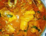 A picture of step 4 of Ogbonor soup.