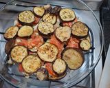 Foto del paso 4 de la receta: Pastel de berenjenas con salsa de repollo al pesto