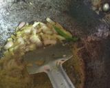 A picture of step 1 of Dry mix veg.