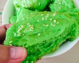 Foto langkah ke 10 dari resep Roti Sobek Pandan isi Keju.