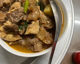 Hình bước làm 3 của món Nạm bò, gân bò hầm