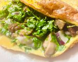 A picture of step 3 of Omelet with Porcini Mushrooms from the Vosges.