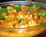 A picture of step 4 of Microwave Chicken Curry.