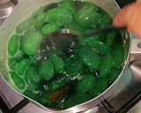 Foto langkah ke 3 dari resep Manisan Buah Kolang Kaling Pandan.
