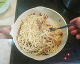 Φωτογραφία βήματος 9 της συνταγής Spaghetti με τόνο, λιαστή ντομάτα και σάλτσα αβοκάντο