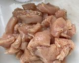 A picture of step 2 of Garlic Chicken Penne Pasta with Spicy Marinara.