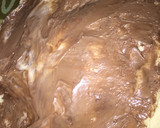 A picture of step 1 of Choculate roll.
