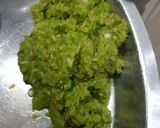 A picture of step 2 of Green Garlic And Fresh Haldi Instant Pickle.