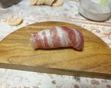 Pas rețetă Rulouri de pui cu cașcaval învelite în bacon 2 fotografie