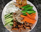 A picture of step 18 of Korean Chicken Rice Salad/Bowl.