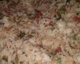 A picture of step 6 of Burnt garlic fried rice.