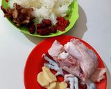 Foto langkah ke 3 dari resep Snow ear mushroom chicken soup (sup ayam obat cina).