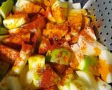 A picture of step 5 of Bihari Style Dry Parwal Aloo Masala.