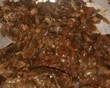 A picture of step 4 of Veg manchurian.