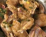 A picture of step 1 of Chicken pulao.