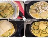 Foto del paso 2 de la receta Tortilla de calabacín y queso azul