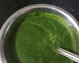 A picture of step 5 of Tricolour's idli with sambar.