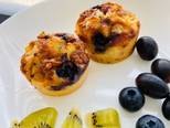 Blueberry kiwi buttermilk pancake casserole - ăn dặm bước làm 1 hình