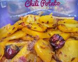 A picture of step 7 of Chilli Potato / Aloo ki bhujiya.