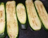 A picture of step 1 of Involtini di zucchine e spada courgette and swordfish rolls.