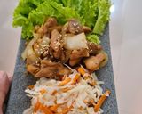 Foto langkah ke 7 dari resep Ayam Teriyaki dan Salad ala Hokben.