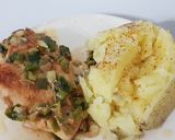 Foto del paso 4 de la receta: Pollo al verdeo con papa brava