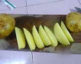 Foto langkah ke 2 dari resep #8 Fried Potato Wedges #seninsemangat.