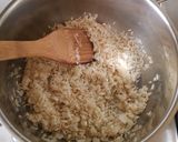 A picture of step 2 of Brown Rice with Lentils and Ancho Chile.