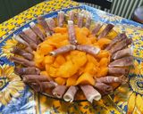 Une image de l'étape 7 de Melon au jambon cru de la forêt noire.