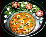A picture of step 7 of Punjabi Mutter Paneer Masala.