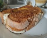 Foto del paso 10 de la receta: Sándwich🥯de queso🧀y jamón🥓en pan artesanal🥯🧀🍞