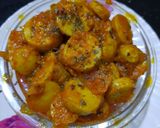 अरबी मसाला (Arbi masala recipe in hindi) रेसिपी चरण 3 फोटो