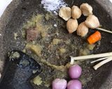 Foto langkah ke 1 dari resep Gangan Nangka Kepala iwak Karing / Sayur Nangka Kepala Ikan Asin.
