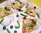 A picture of step 7 of Brown Rice Uttappam Pizza.