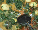 Foto langkah ke 4 dari resep Gulai Daun Singkong + Telur.