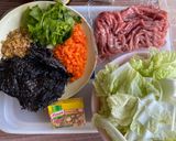 รูปขั้นตอนการทำที่ 1 ของ ต้มจืดสาหร่ายเต้าหู้หมูสับ