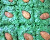 A picture of step 2 of Green Chana burfi.
