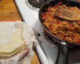 A picture of step 3 of Chicken tacos.