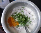 A picture of step 3 of Onion rawa dosa.