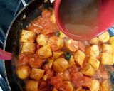 A picture of step 2 of My Italian Style Chicken Sausage bake on Spaghetti 🤗.
