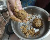A picture of step 4 of Gur Satrangi Atta Laddoo.